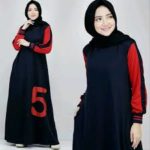 Gamis Hitam Marun